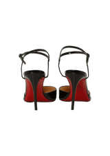 PATENT LEATHER SLINGBACK 38