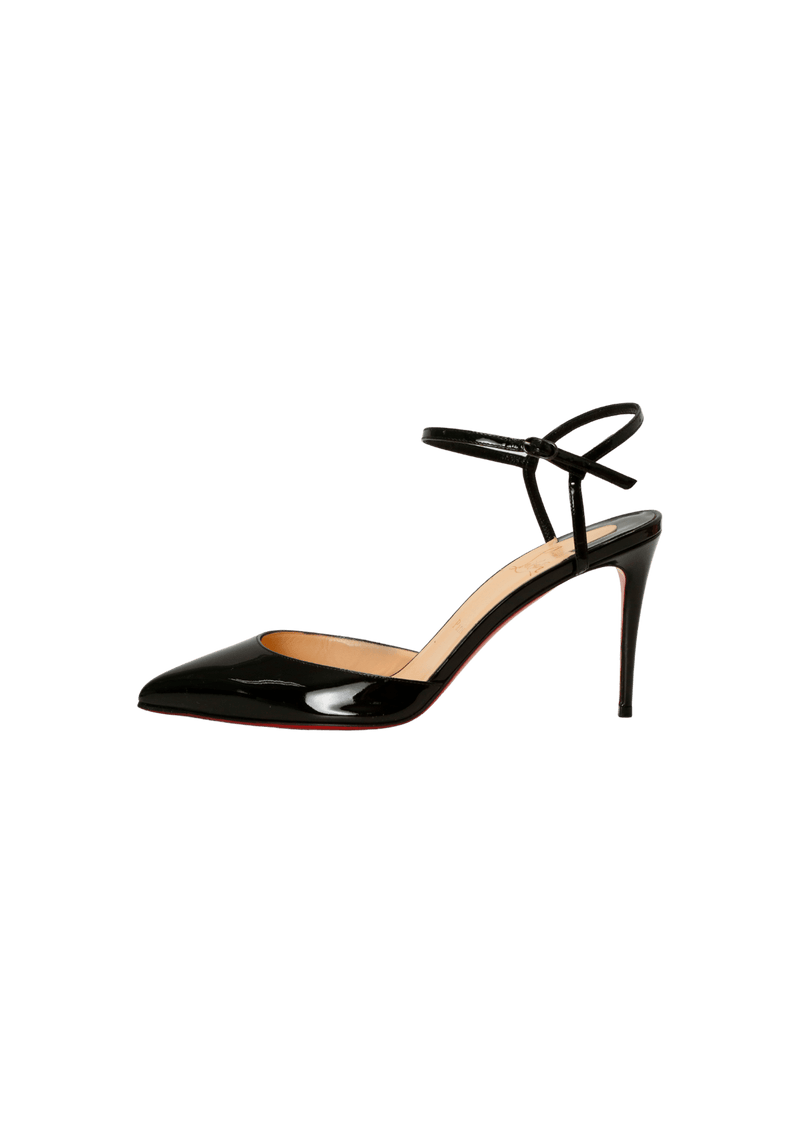 PATENT LEATHER SLINGBACK 38