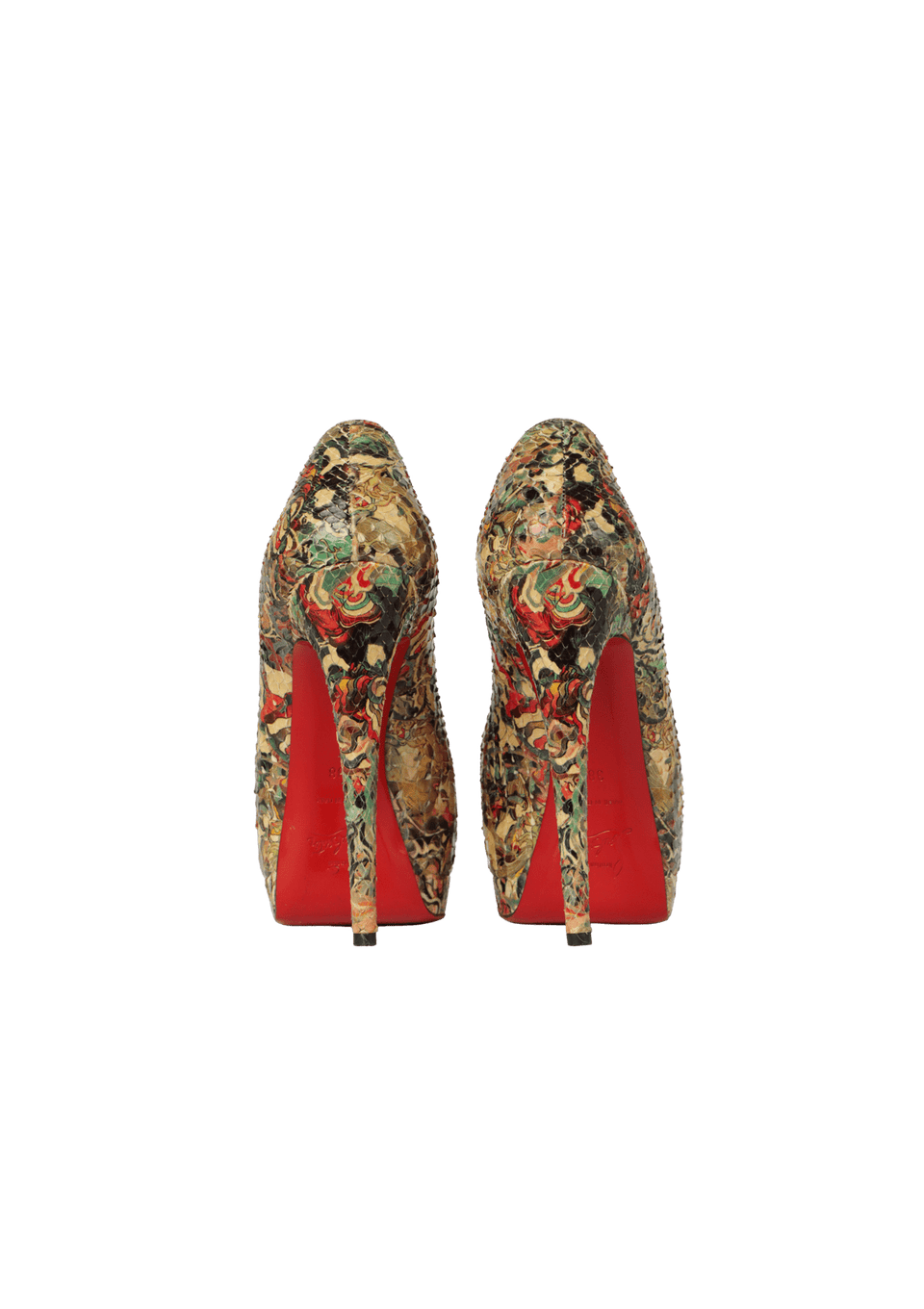 PYTHON FAIENCE LUCIDO PALAIS ROYAL 140 PUMPS 36