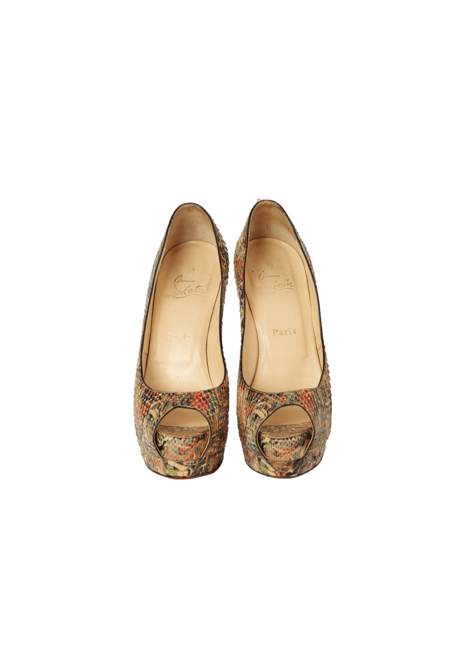 PYTHON FAIENCE LUCIDO PALAIS ROYAL 140 PUMPS 36
