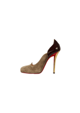 SUEDE PUMPS 37