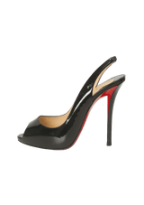 VERY PRIVE SLINGBACK PEEP TOE 36.5