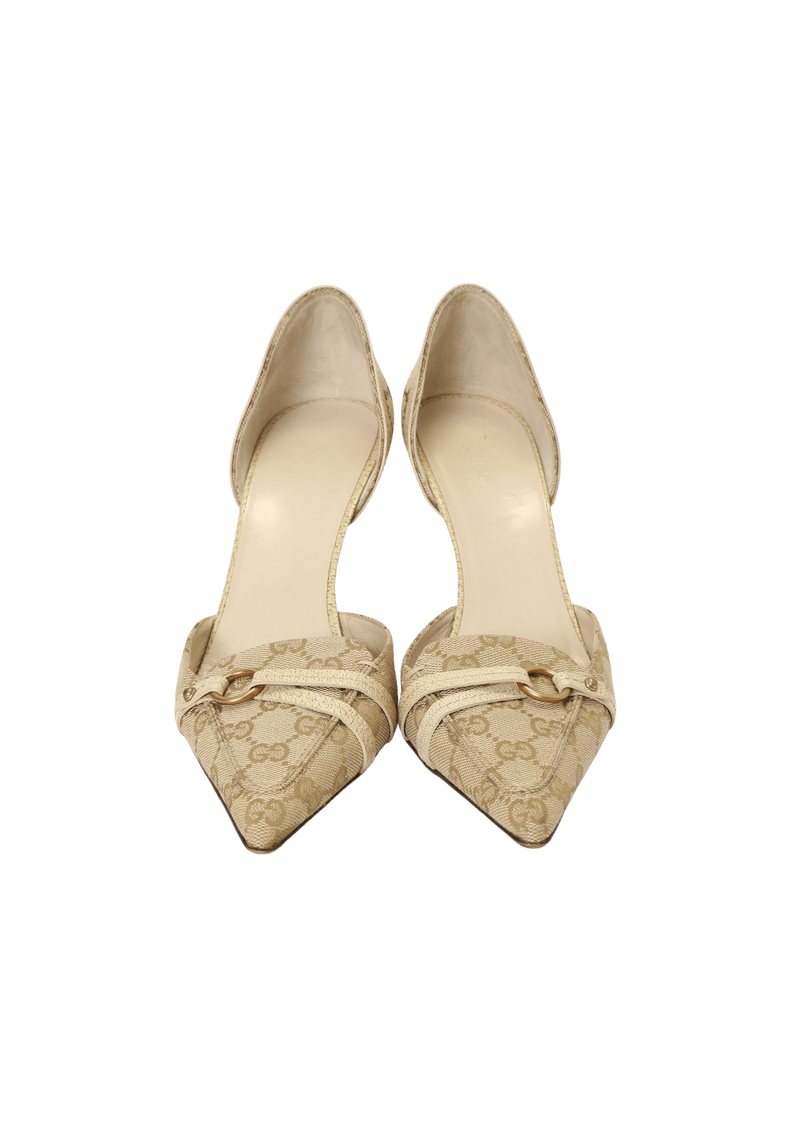 GG CANVAS D'ORSAY PUMPS 37