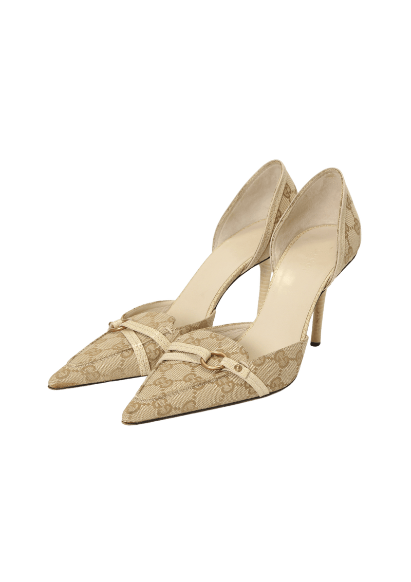 GG CANVAS D'ORSAY PUMPS 37