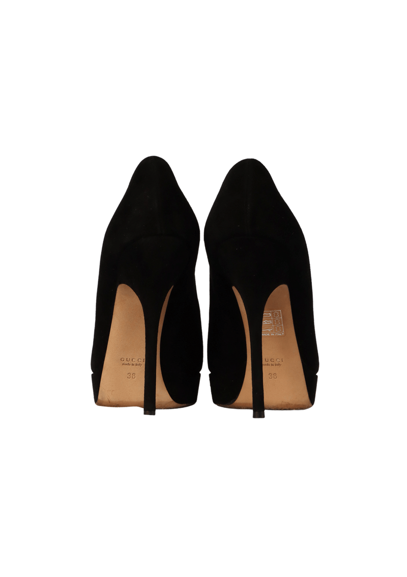 SUEDE PUMPS 36