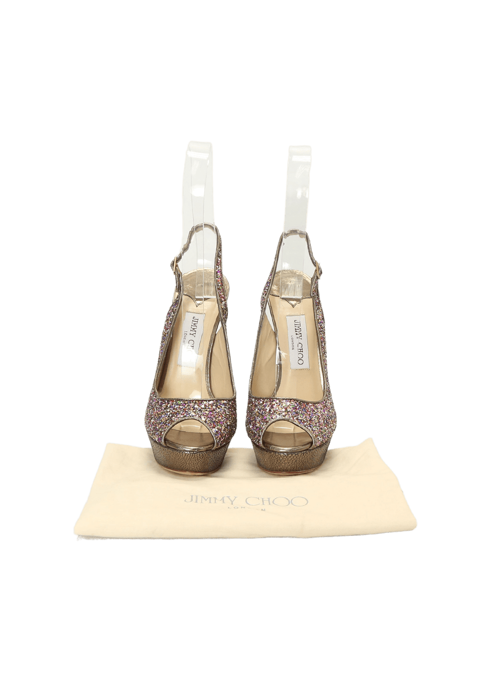 GLITTER PEEP TOE 38