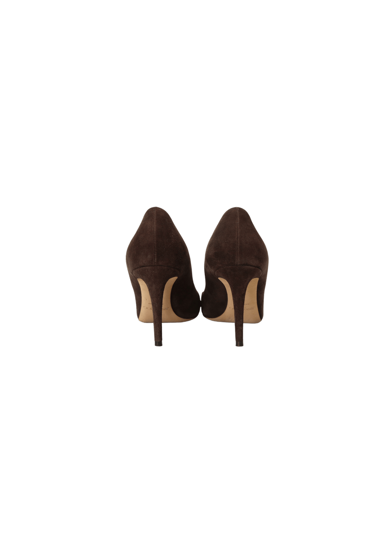 SUEDE PUMPS 37