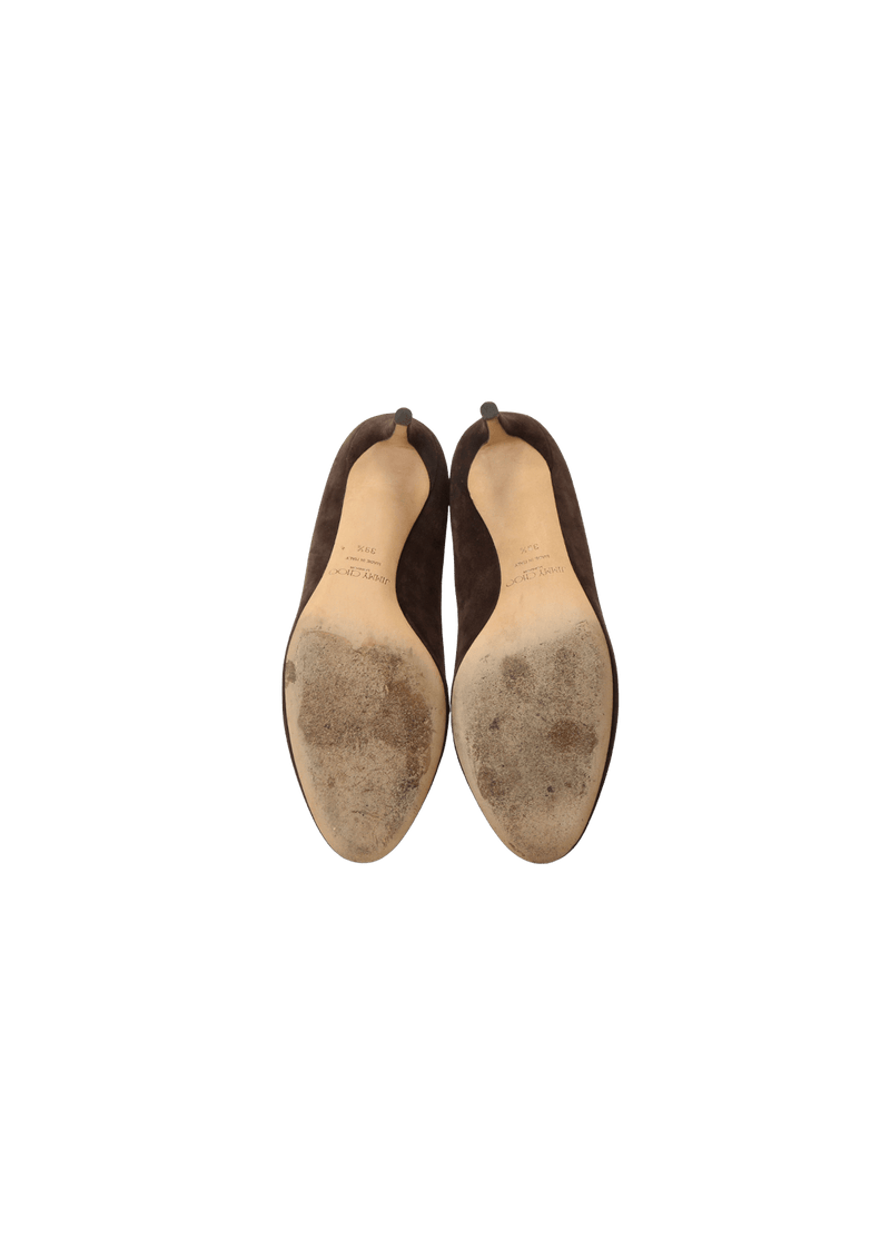 SUEDE PUMPS 37