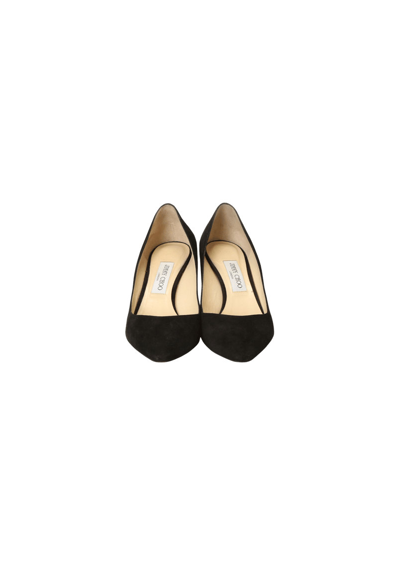 SUEDE PUMPS 37.5