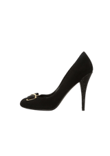 SATIN BOW PUMPS 38