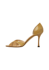 PATENT LEATHER D'ORSAY PUMPS 36