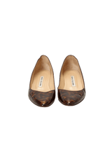 TORTOISE SHELL PUMPS 35.5