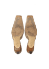 VINTAGE GG CANVAS MULES 37
