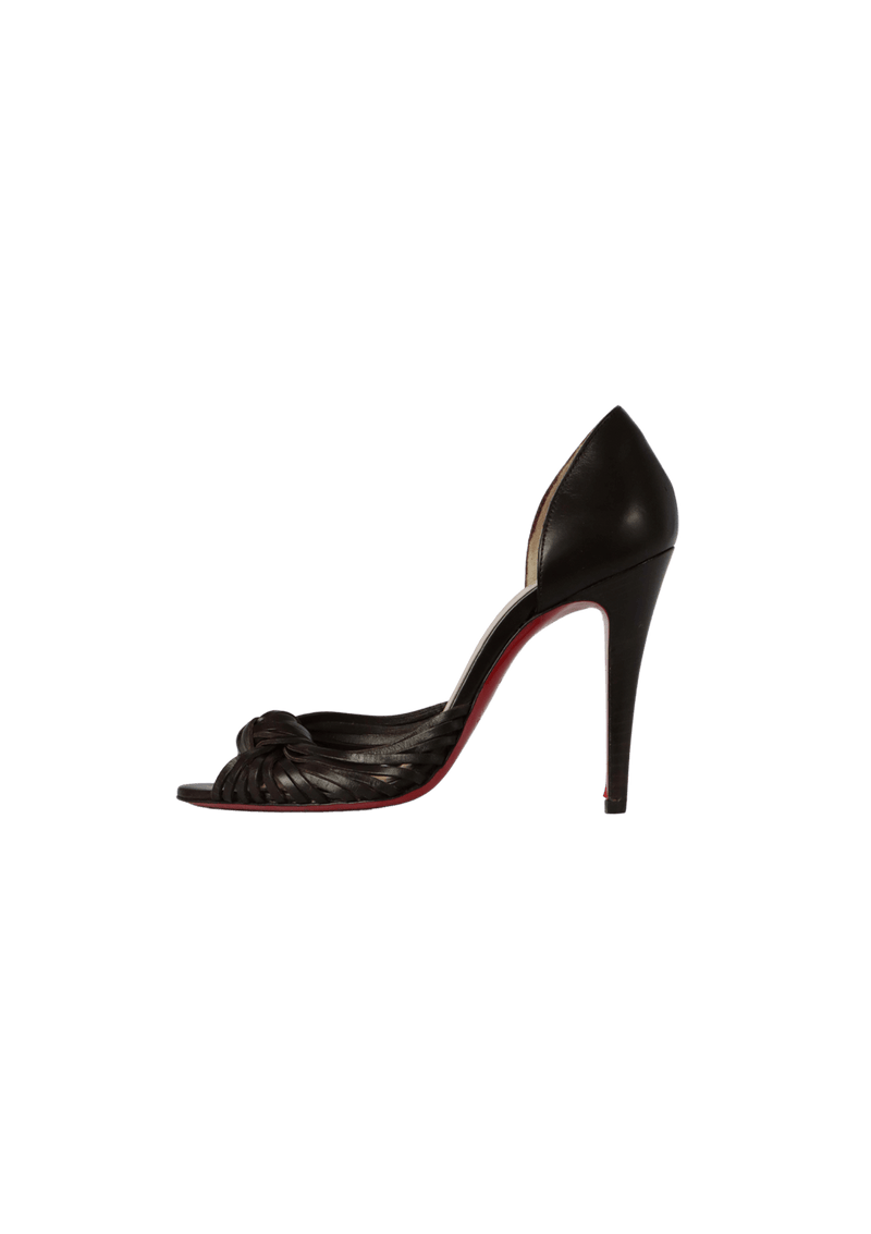 LEATHER D'ORSAY PUMPS 34.5