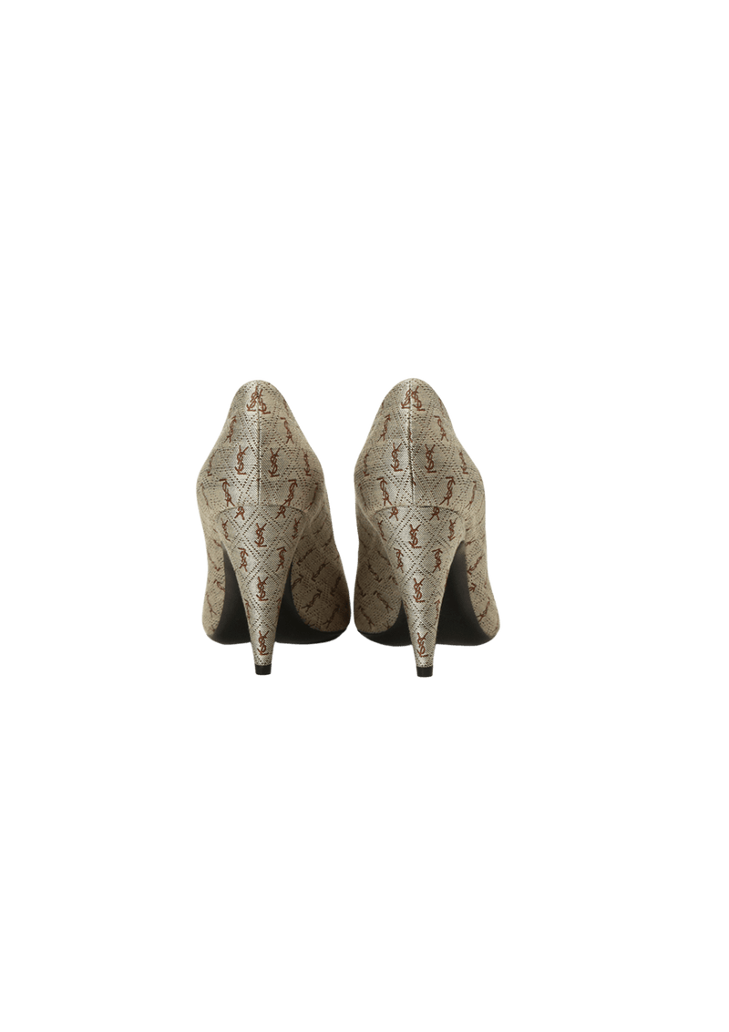 MONOGRAM JACQUARD LOLA PUMPS 35.5