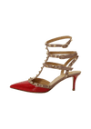 ROCKSTUD PATENT LEATHER PUMPS 34.5