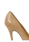 LEATHER PEEP TOE PUMPS 35