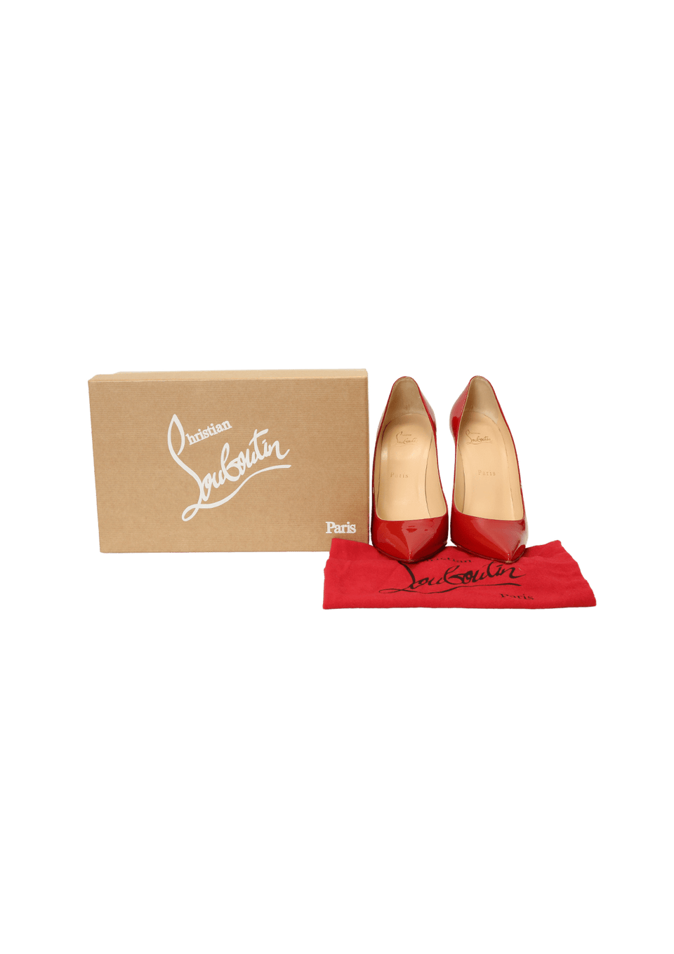Scarpins Christian Louboutin Decoltish 100 Patent Leather Pumps