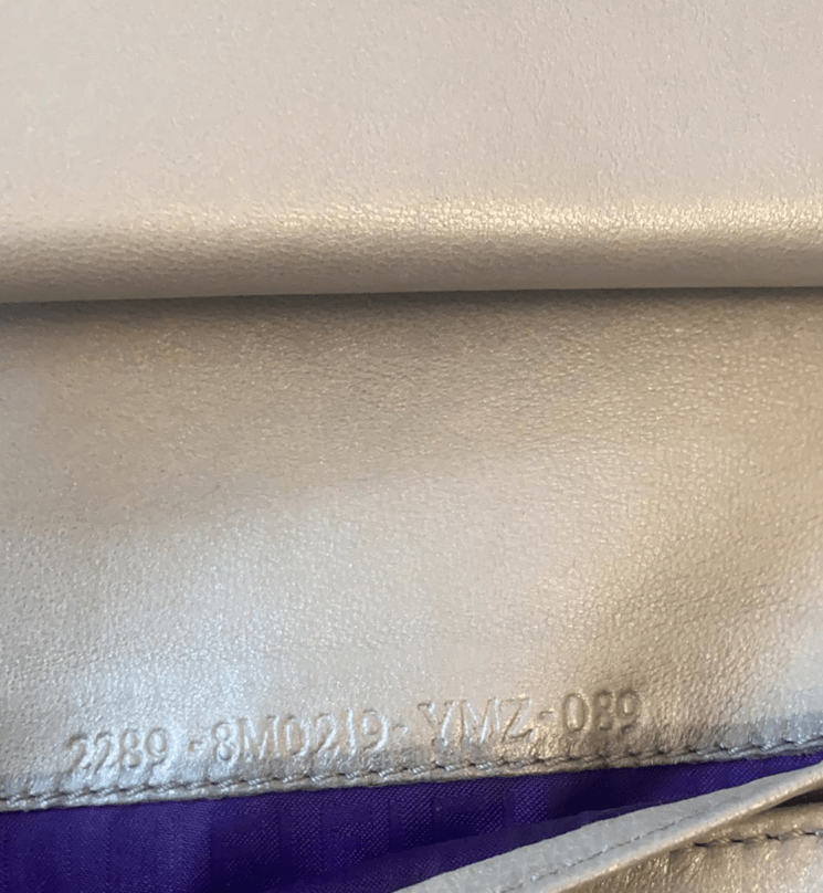 LOGO-EMBOSSED WALLET ON CHAIN