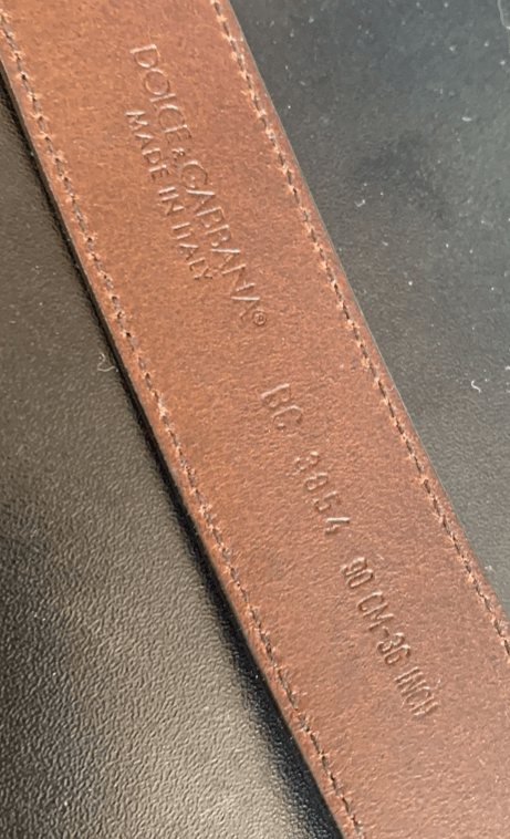 SKINNY LEATHER BELT