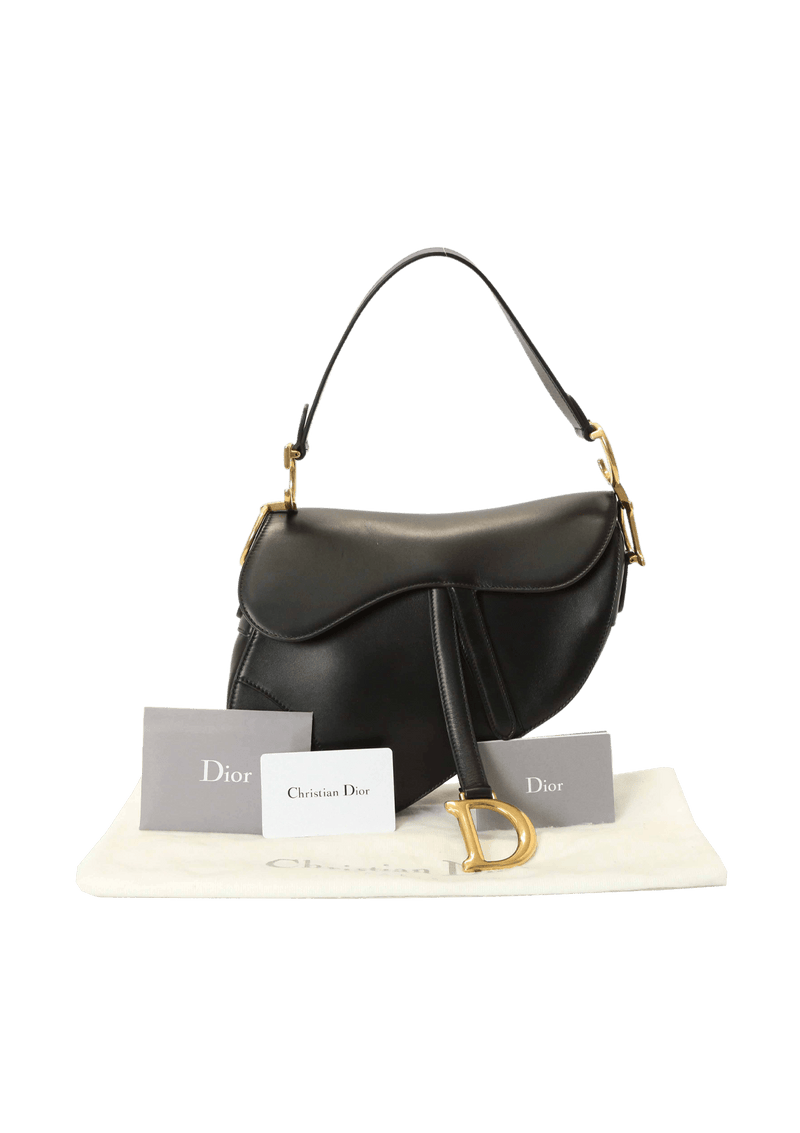 LEATHER SADDLE BAG