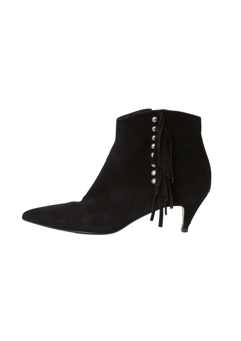 SUEDE STUDDED ACCENTS BOOTS 38