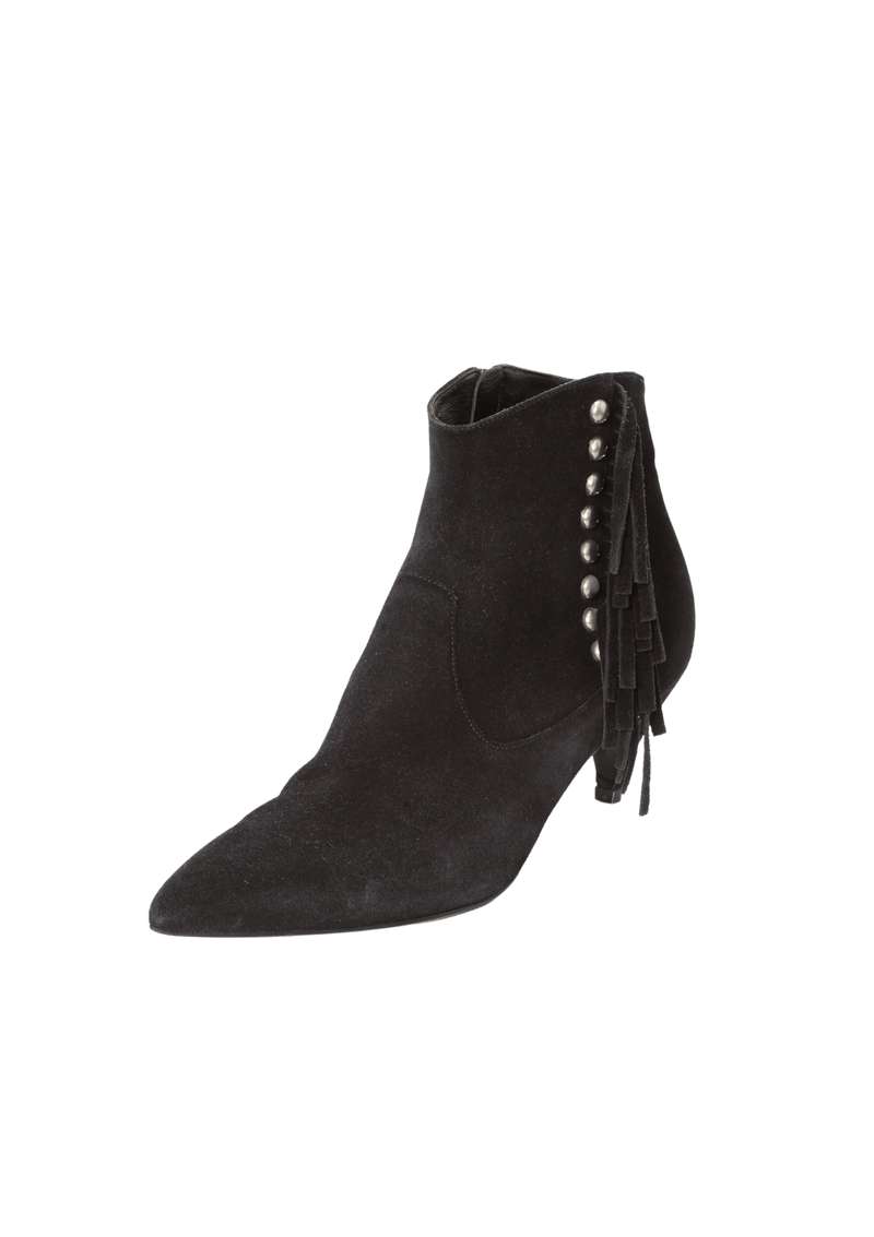 SUEDE STUDDED ACCENTS BOOTS 38