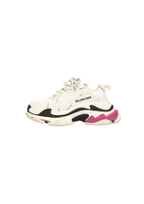 TRIPLE S ALLOVER LOGO SNEAKERS 35