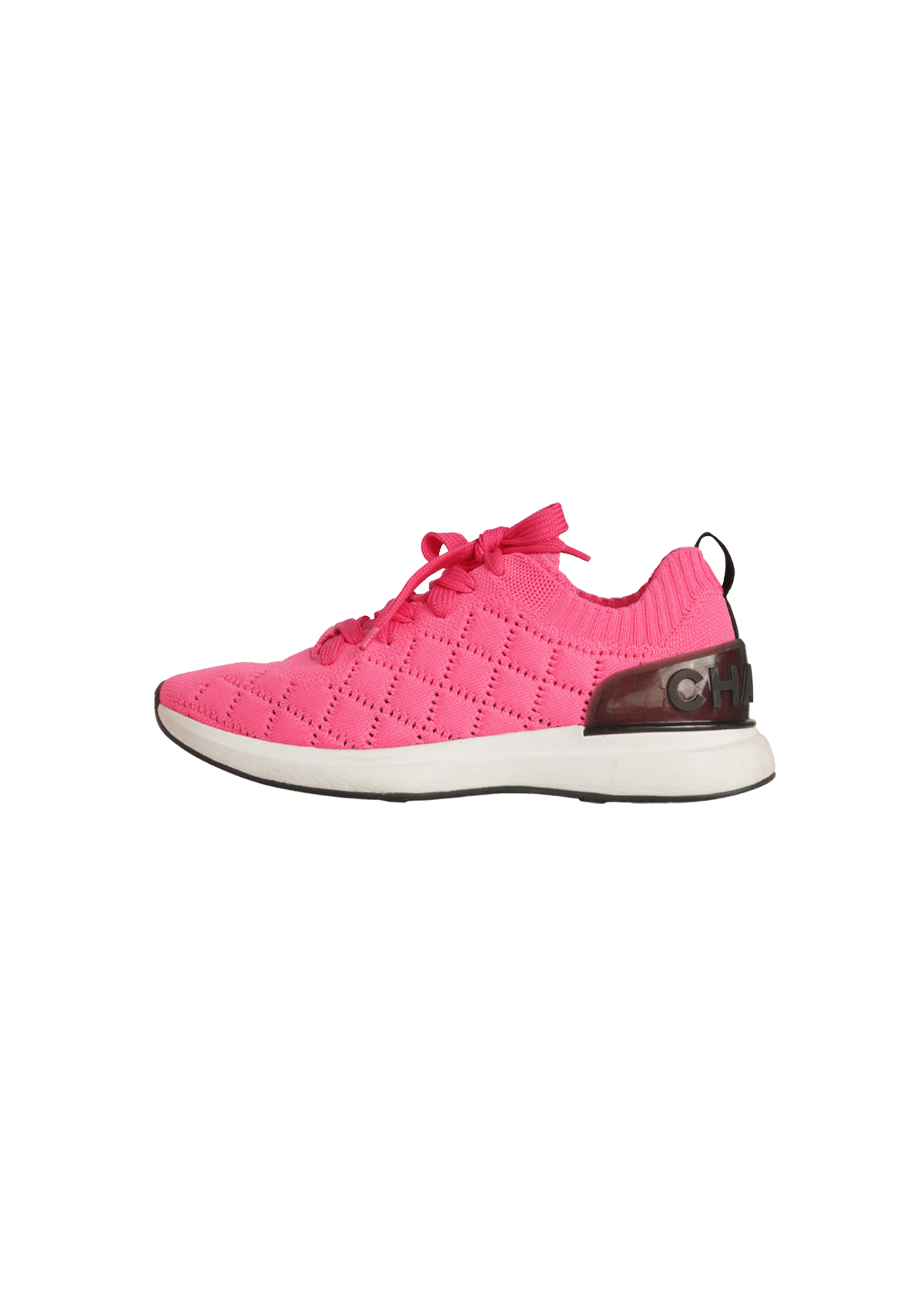 TÊNIS CHANEL INTERLOCKING CC LOGO SNEAKERS 36 ROSA ORIGINAL – Gringa