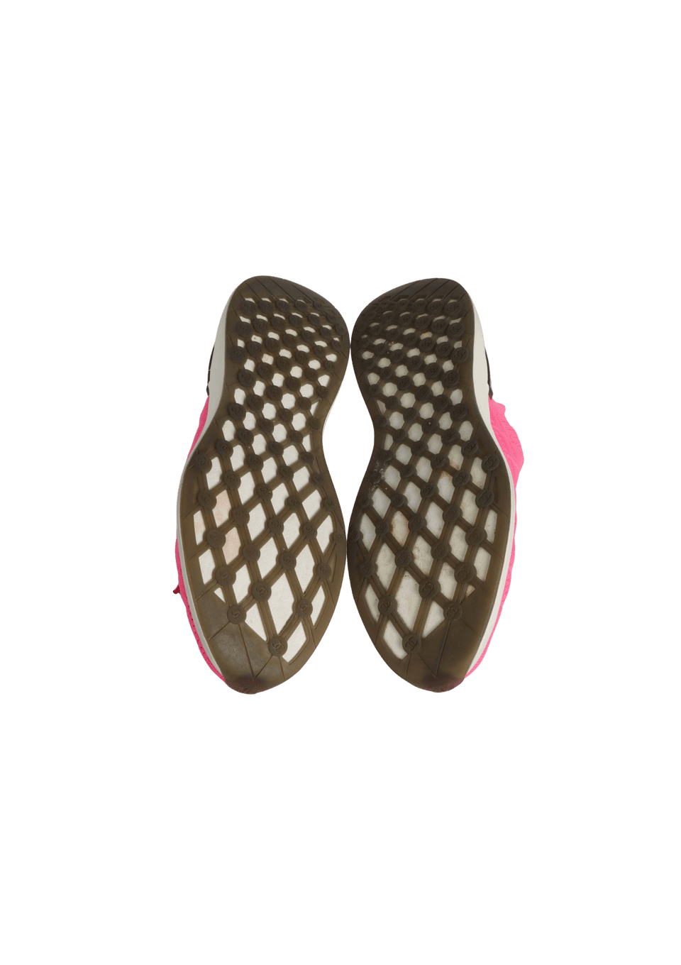 TÊNIS CHANEL INTERLOCKING CC LOGO SNEAKERS 36 ROSA ORIGINAL – Gringa