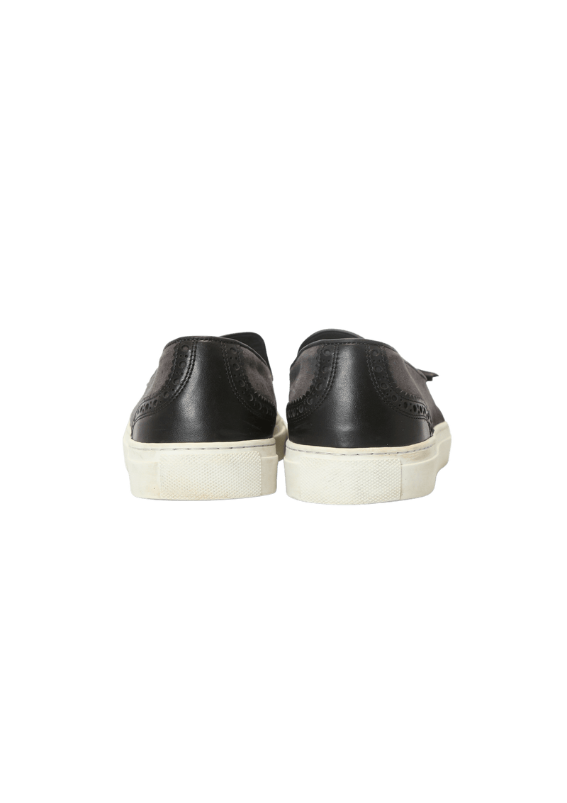 SUEDE TASSEL SLIP ON 38