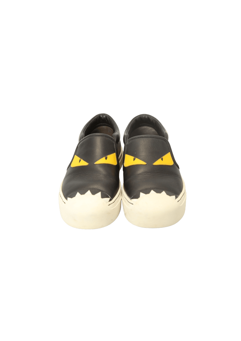 T NIS FENDI MONSTER SLIP ON 35 PRETO ORIGINAL Gringa
