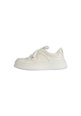 GG MONOGRAM EMBOSSED PERFORATED SNEAKERS 36.5
