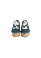 FLATFORM ESPADRILLE SNEAKERS 34.5