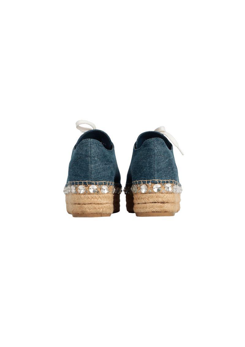 FLATFORM ESPADRILLE SNEAKERS 34.5