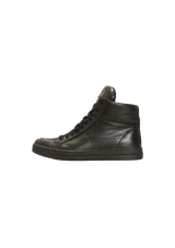 LEATHER HIGH TOP SNEAKERS 37