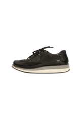 PATENT LEATHER MESH SNEAKERS 38