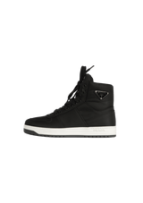 RE-NYLON HIGH TOP SNEAKERS 35.5