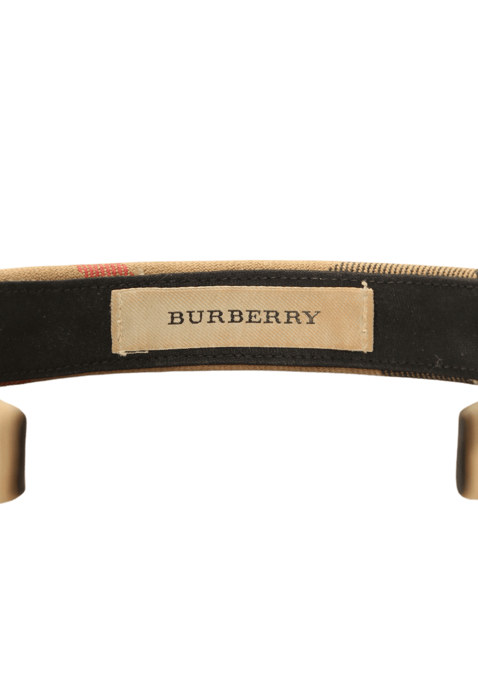 TIARA BURBERRY HOUSE CHECK HEADBAND BEGE ORIGINAL – Gringa