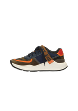 LEATHER CAMO SNEAKERS 39