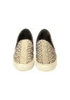 LEATHER ANIMAL PRINT SNEAKERS 35