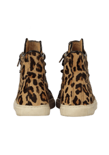 ANIMAL PRINT PONY HAIR SNEAKERS 37