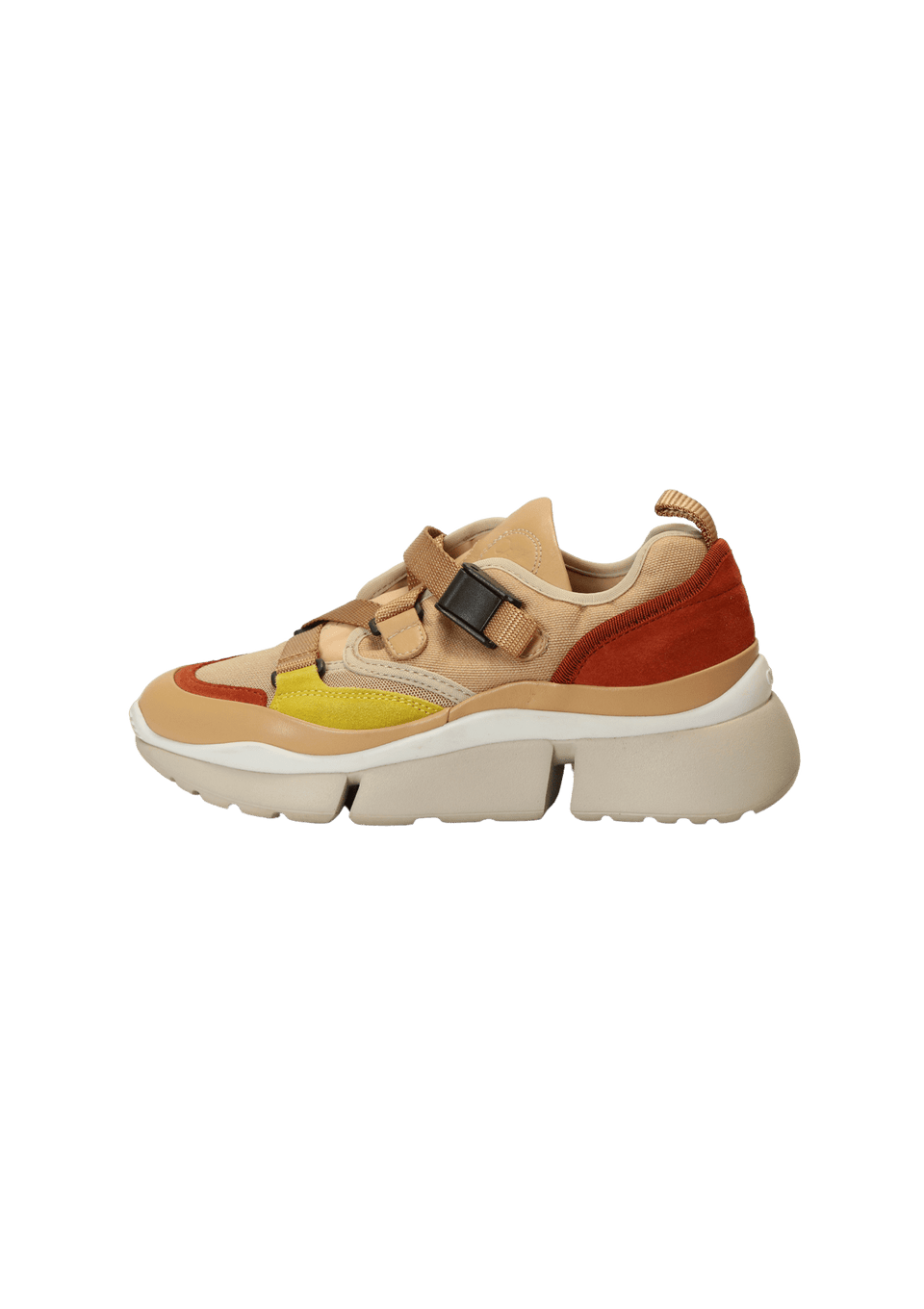 LEATHER COLORBLOCK SNEAKERS 34