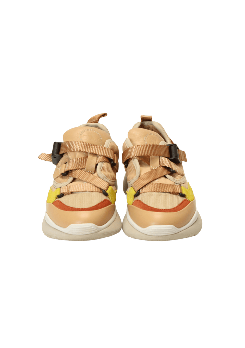LEATHER COLORBLOCK SNEAKERS 34