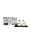 LEATHER FLORAL SNEAKERS 44