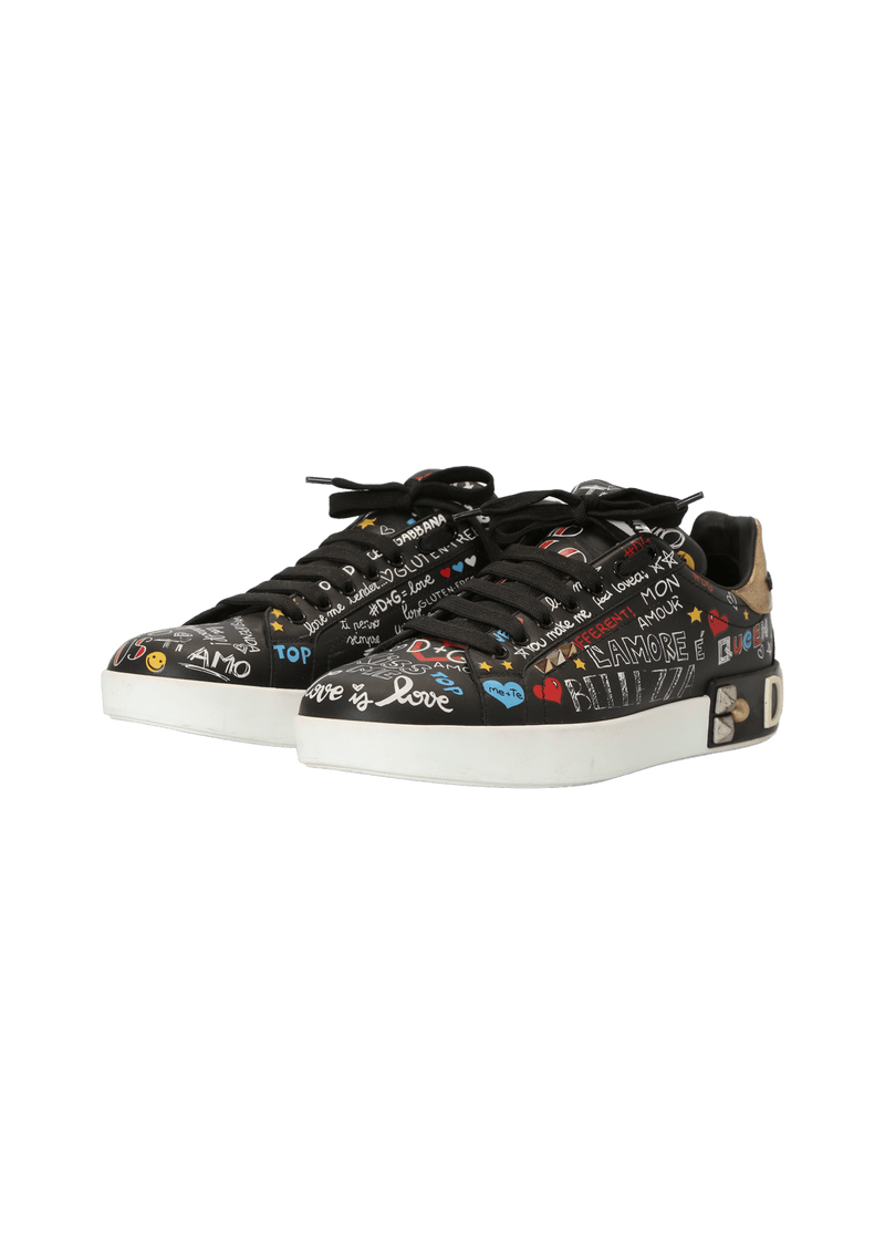 PORTOFINO PRINT SNEAKERS 39