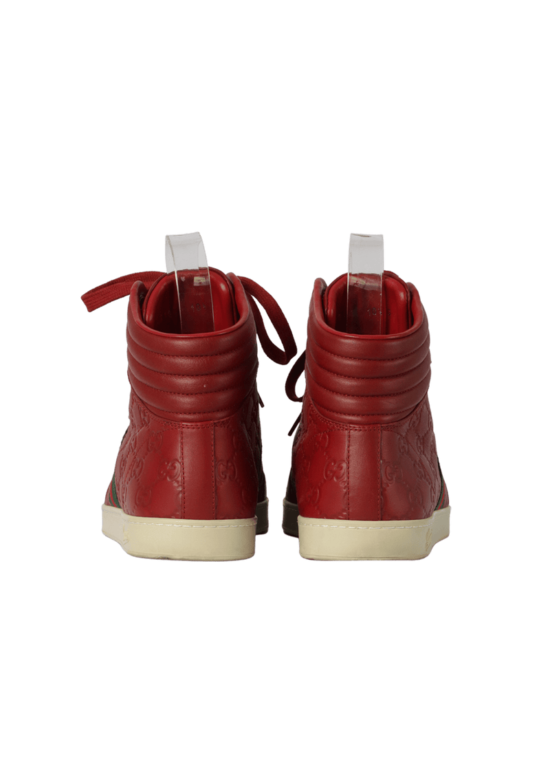 GUCCISSIMA WEB HIGH TOP 43.5