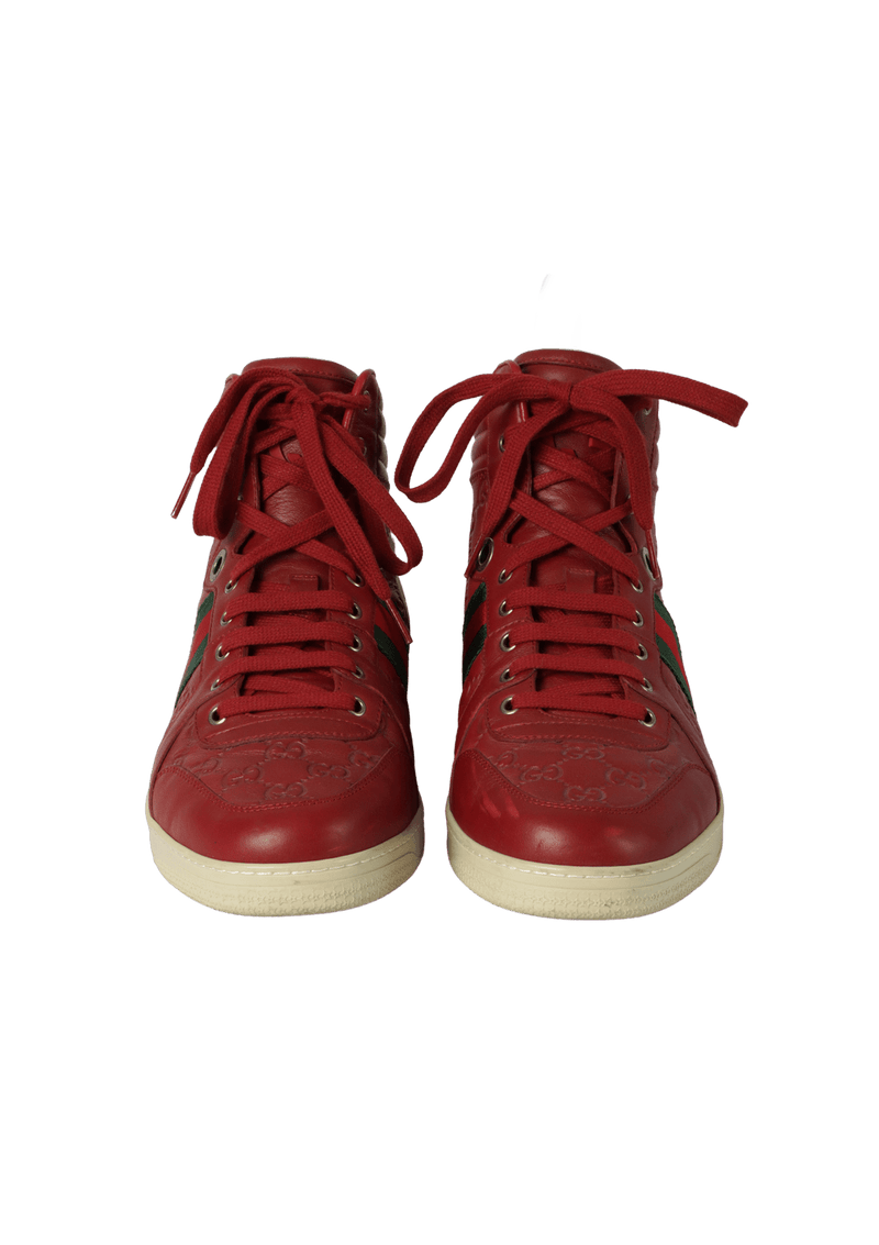 GUCCISSIMA WEB HIGH TOP 43.5