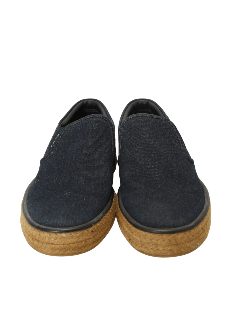 DENIM SLIP ON ESPADRILLES 42.5