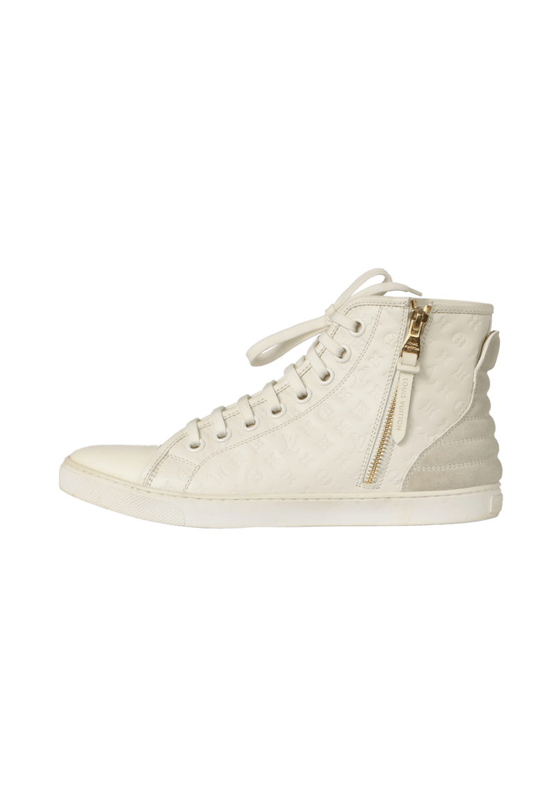 MONOGRAM HIGH TOP SNEAKERS 36